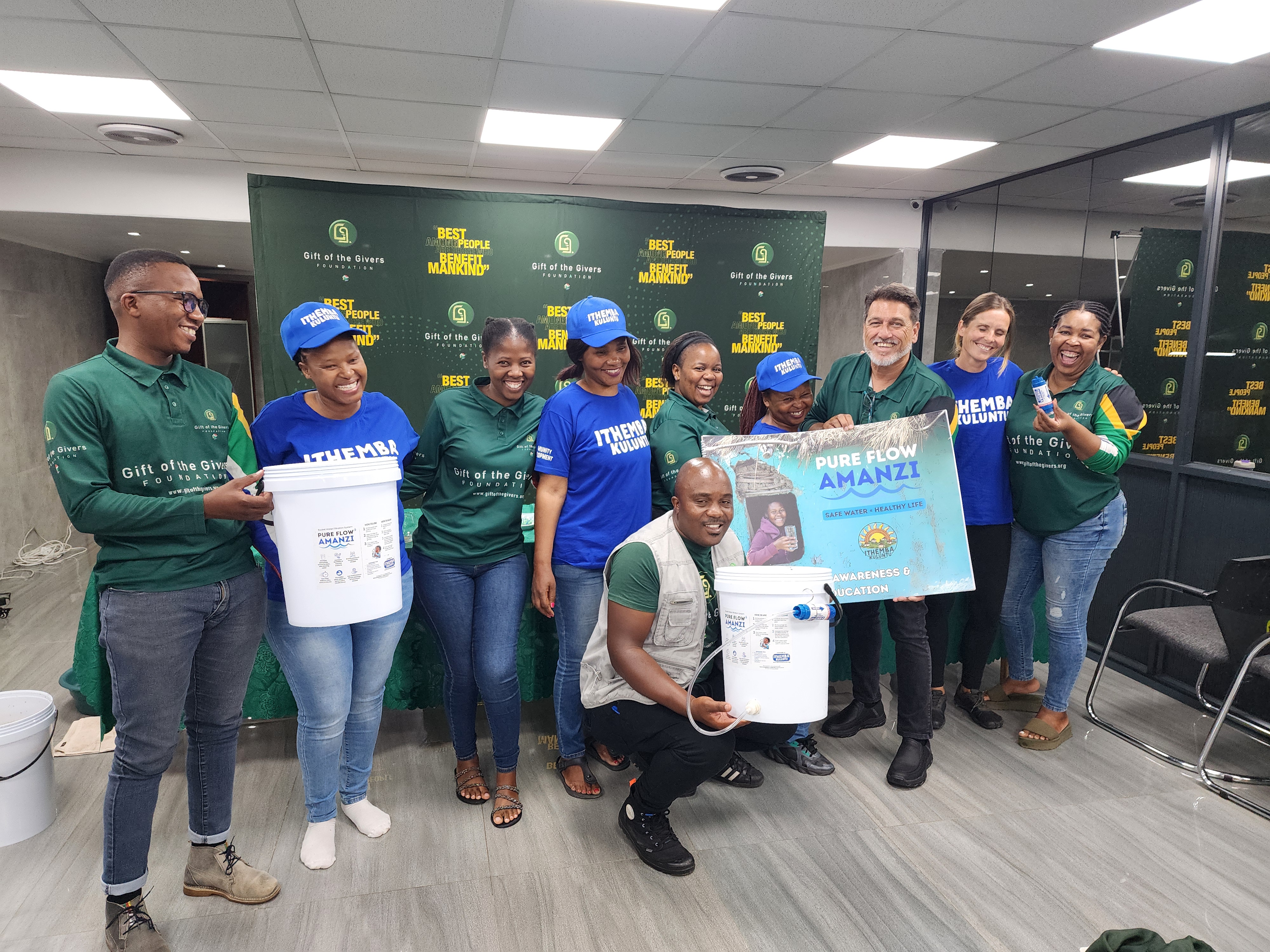 Gift of the Givers and PureFlow Amanzi training partners