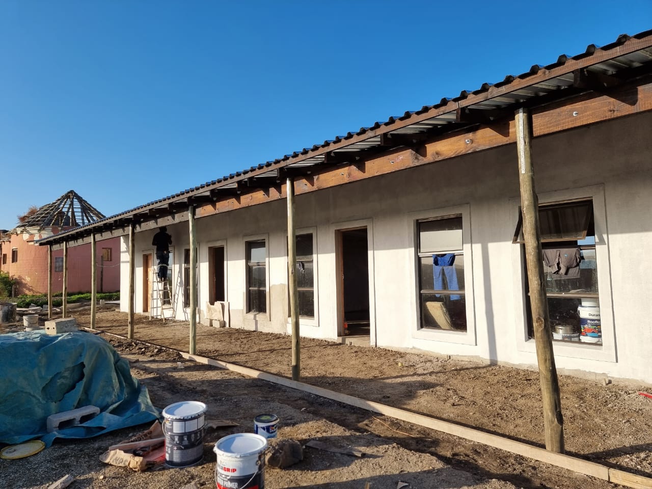 Construction phase two of the ECD building