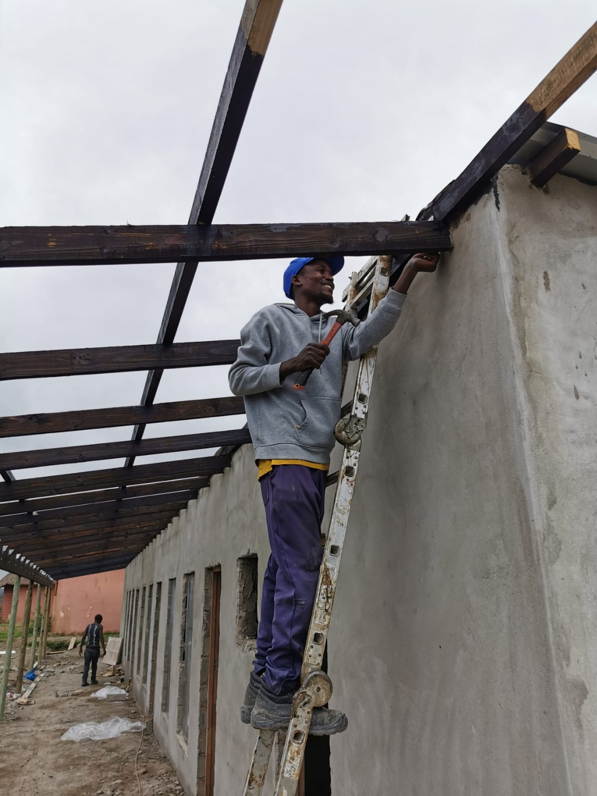 Construction phase three of the ECD building
