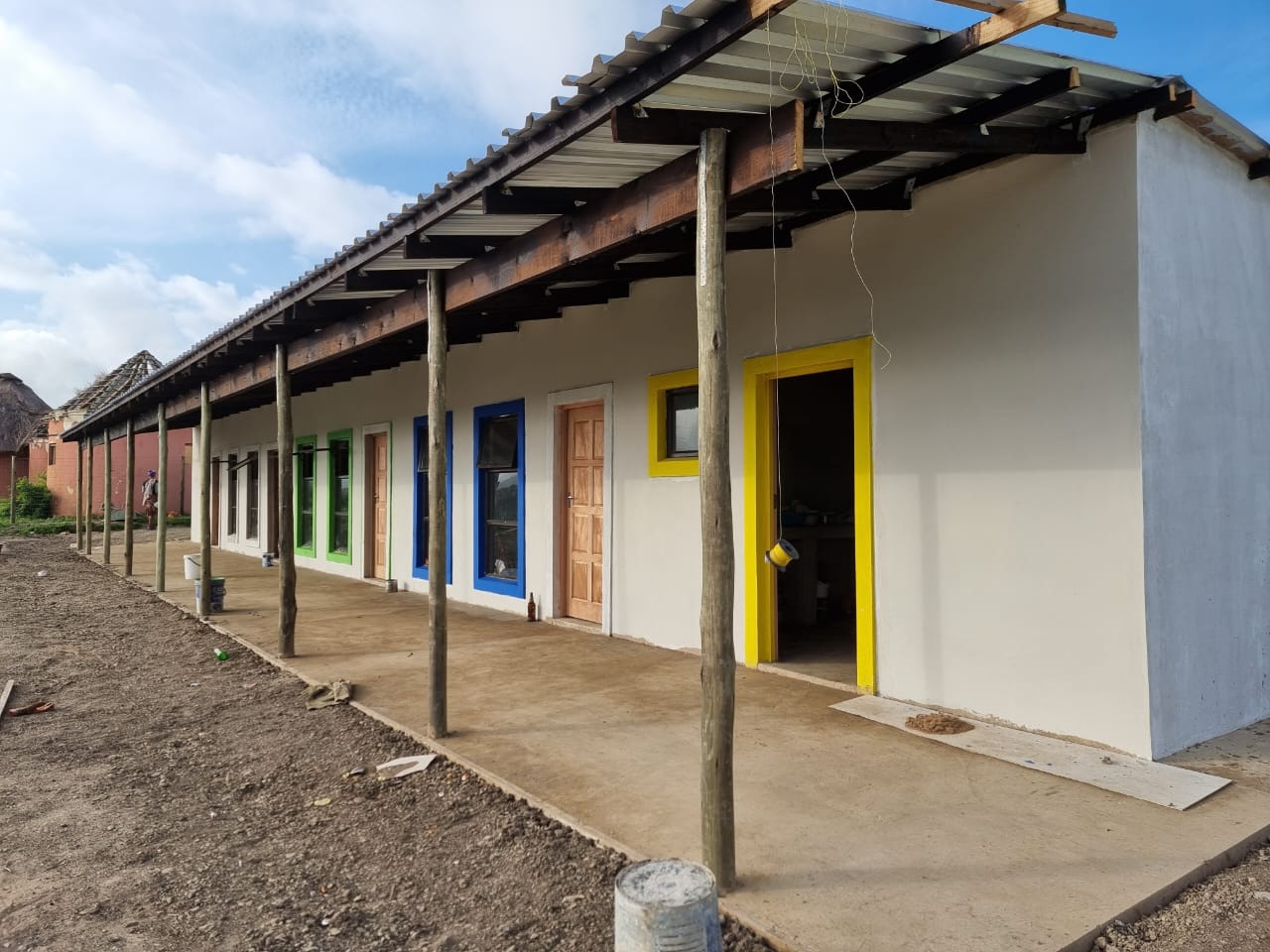 Construction phase one of the ECD building