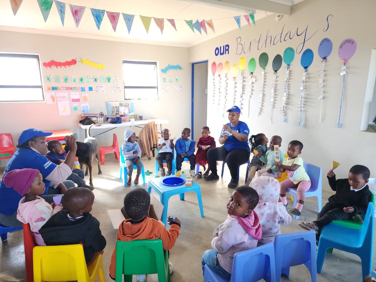 Classroom activity with 2 to 3 year olds