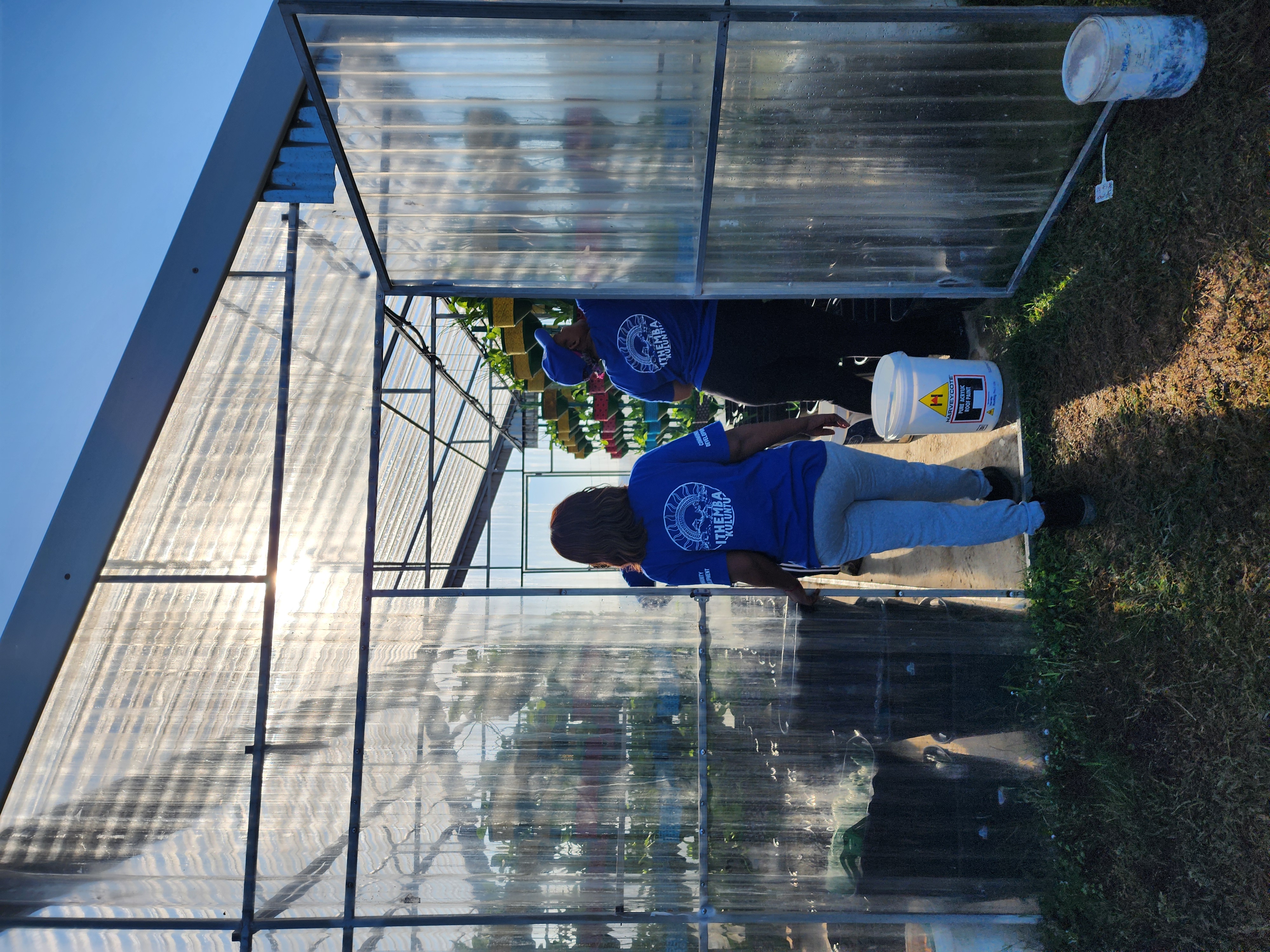 The greenhouse seen from outside
