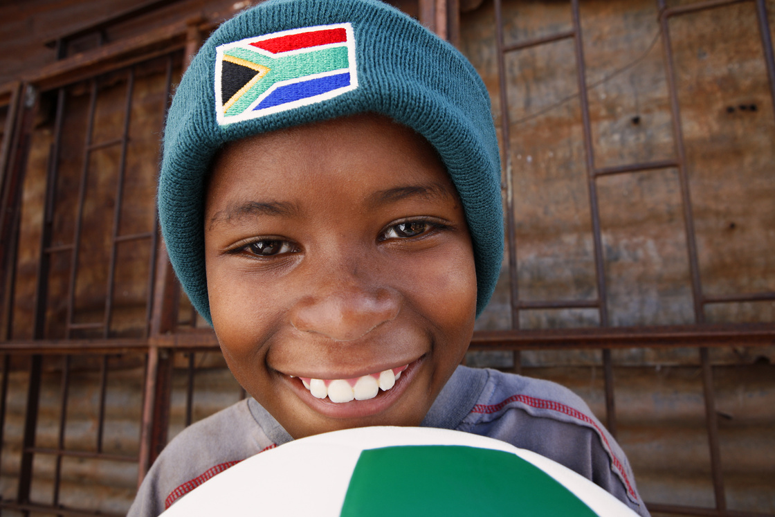 African soccer supporter South Africa